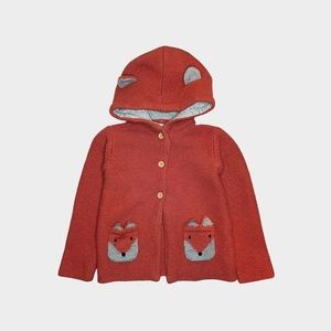 JoJo Maman Bebe Red Fox Sweater